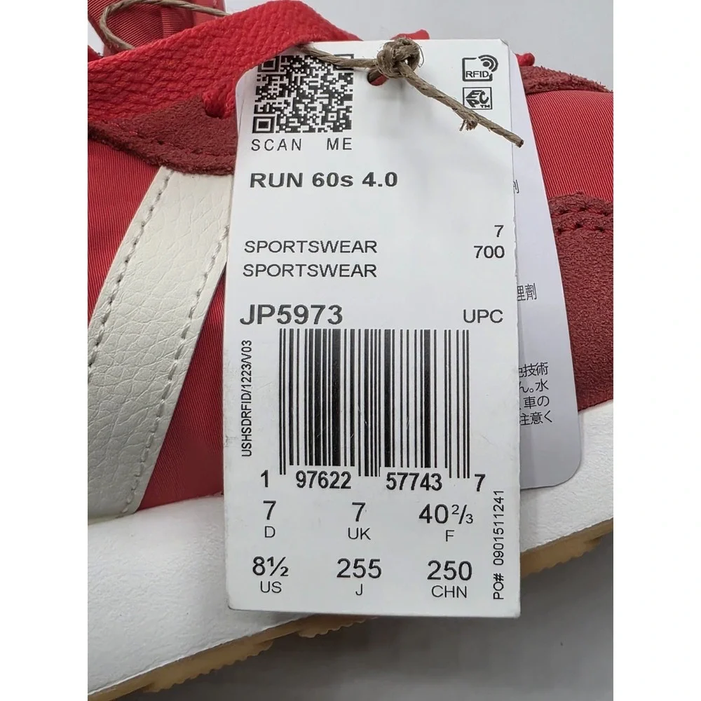 adidas throwback red